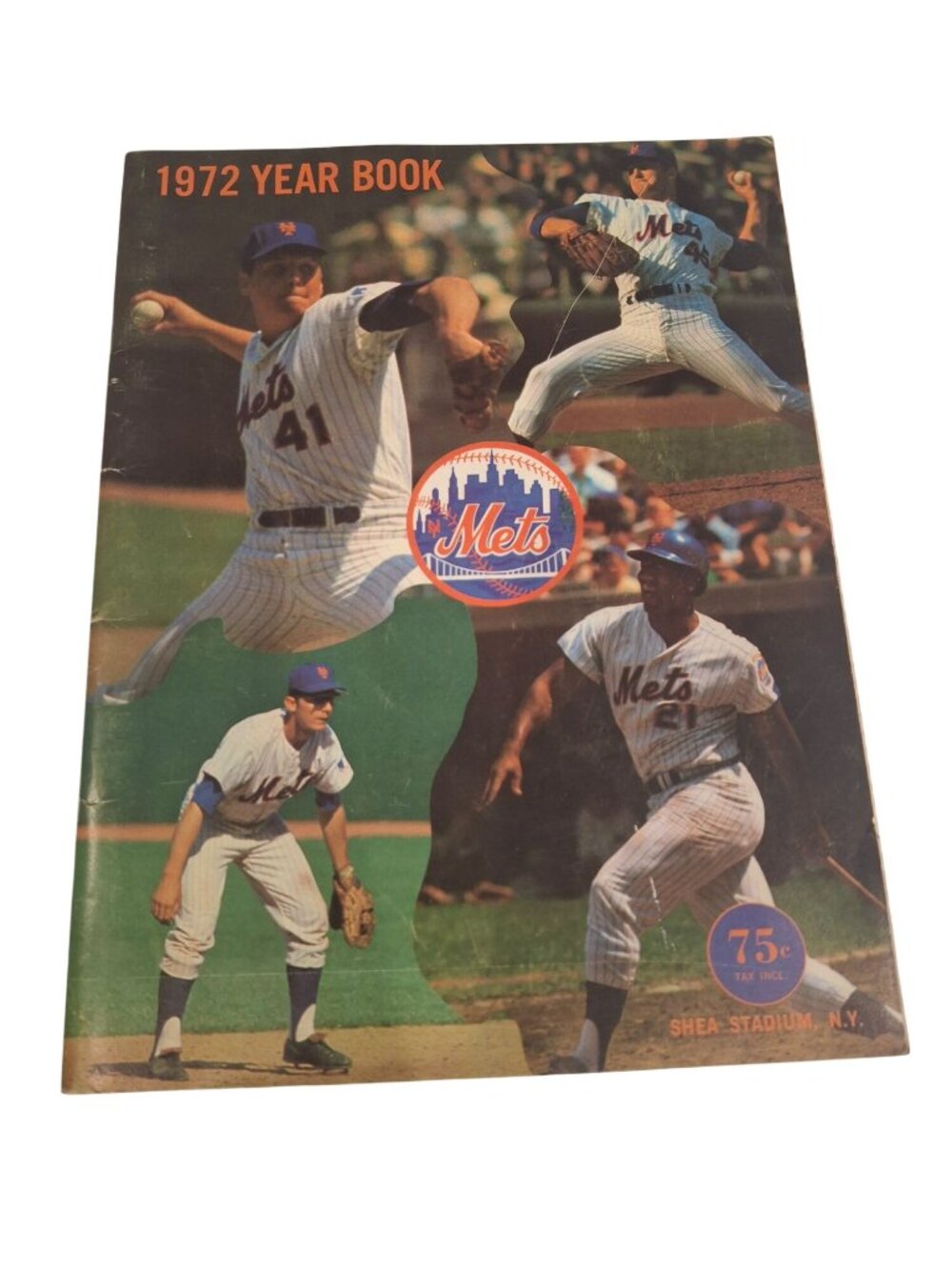 1972 New York Mets Official Yearbook Tom Seaver Koosman Harrelson Shea Vintage